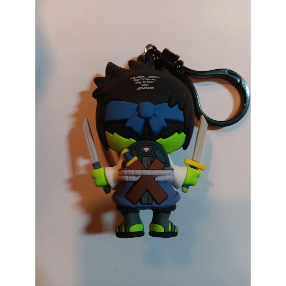 Monogram TMNT x Naruto, Leo x Sasuke bag clip Teenage Mutant Ninja Turtles